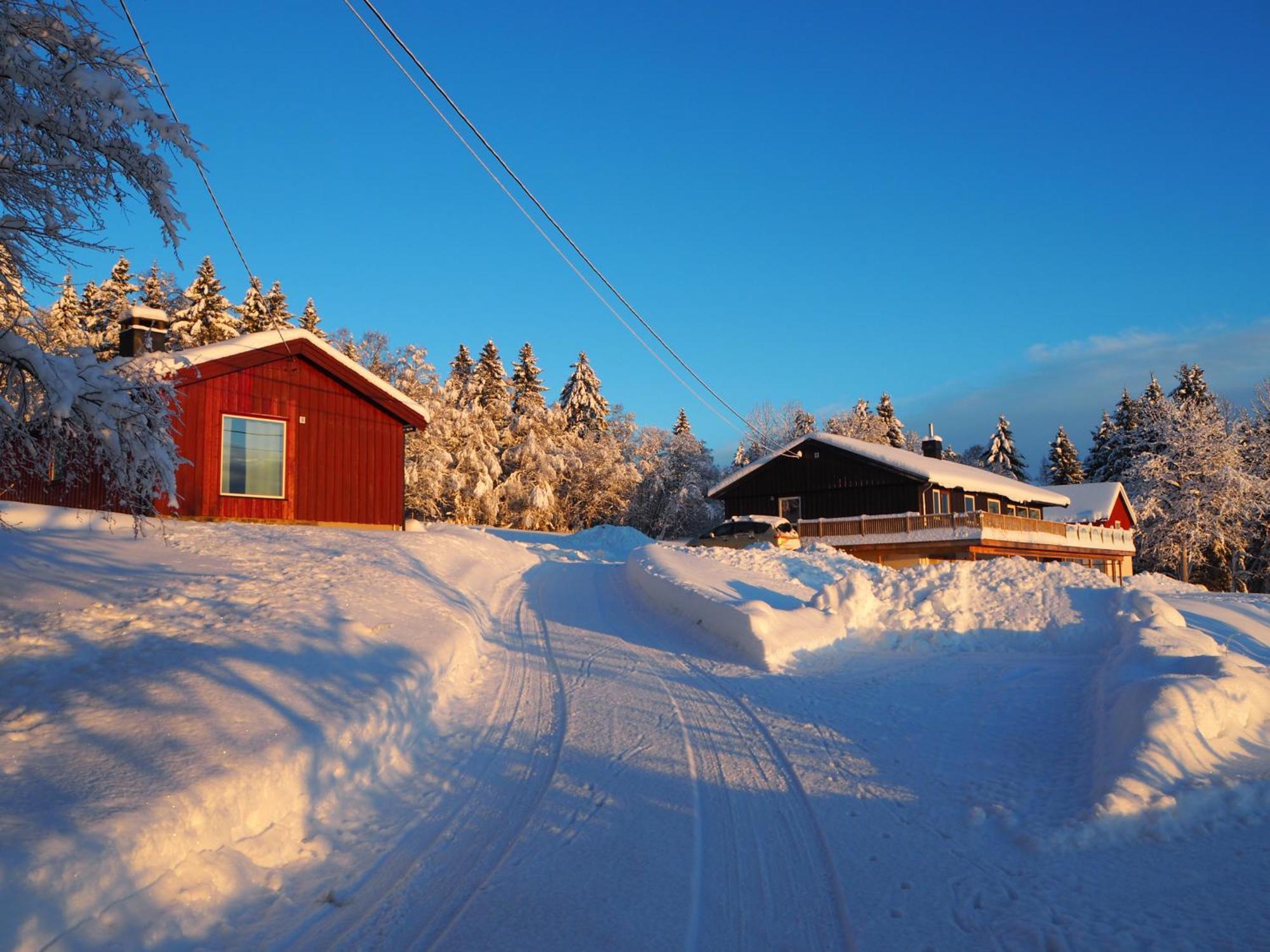 Cabin With Great View Close To Town And Ski Area Лиллехамер Экстерьер фото