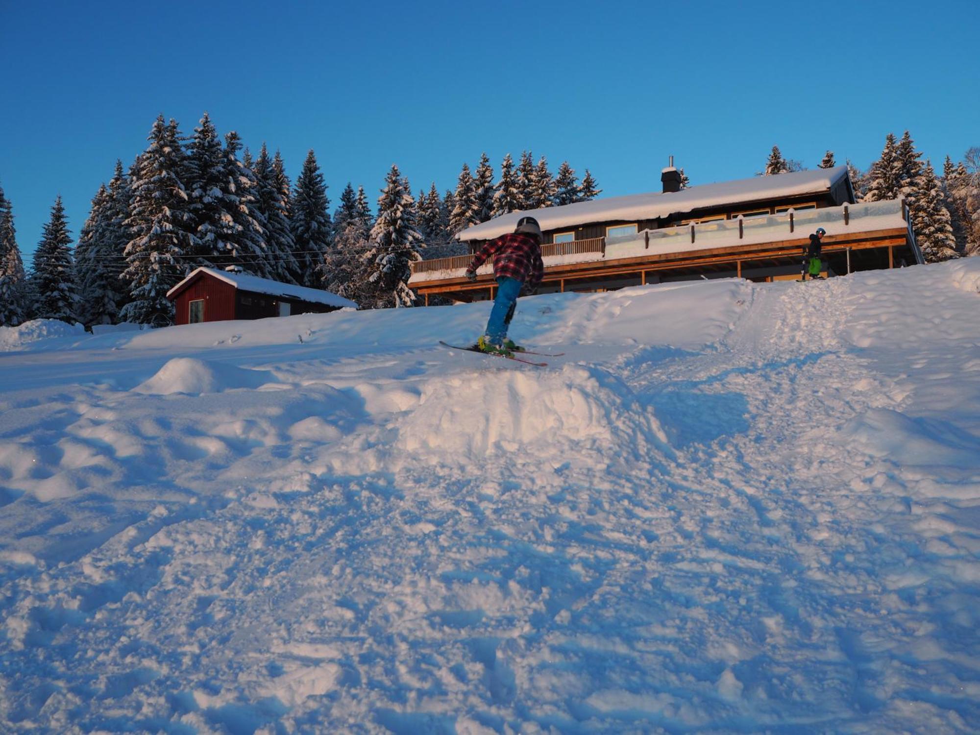 Cabin With Great View Close To Town And Ski Area Лиллехамер Экстерьер фото